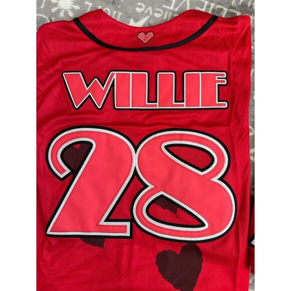 EXCLUSIVE LOT of 2 NEW Mickey & Minnie Authentic Baseball Jersey’s - Picture 13 of 15